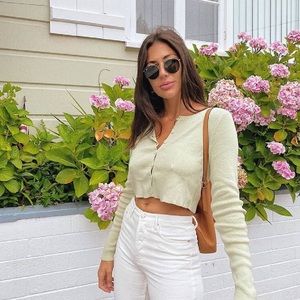 Princess Polly Sage Green Micheal Top